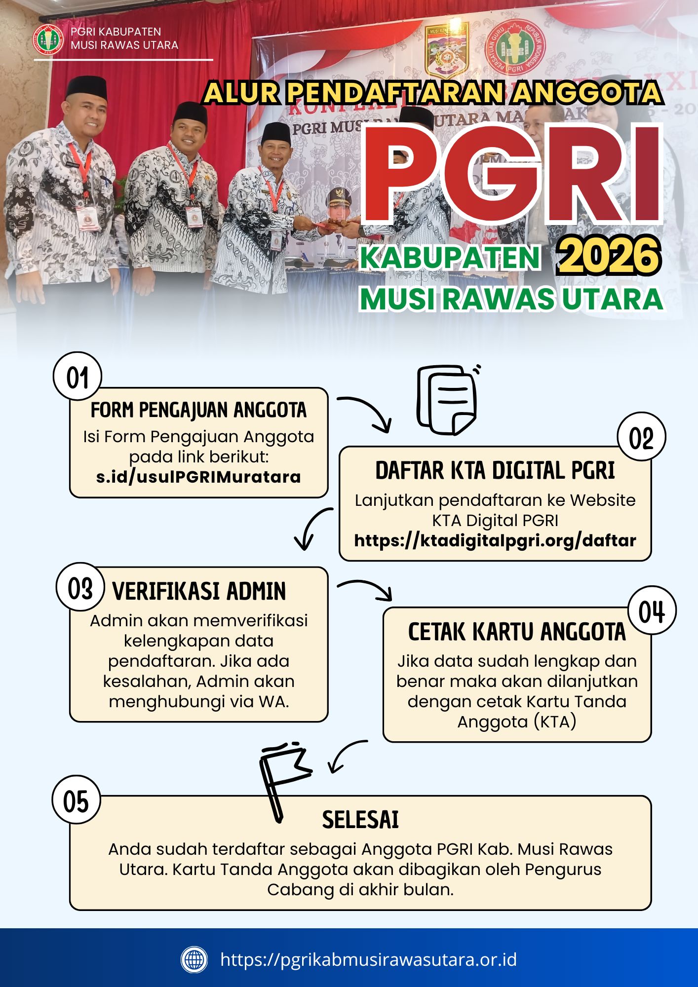 banner pendaftaran PGRI